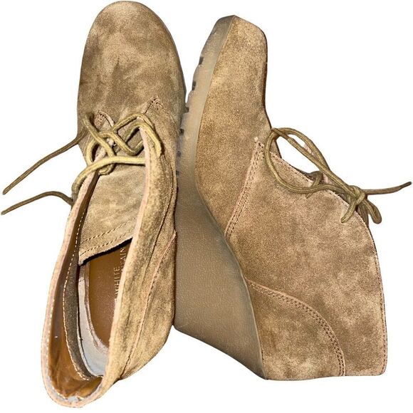 White Mountain tan chestnut booties - Picture 1 of 9